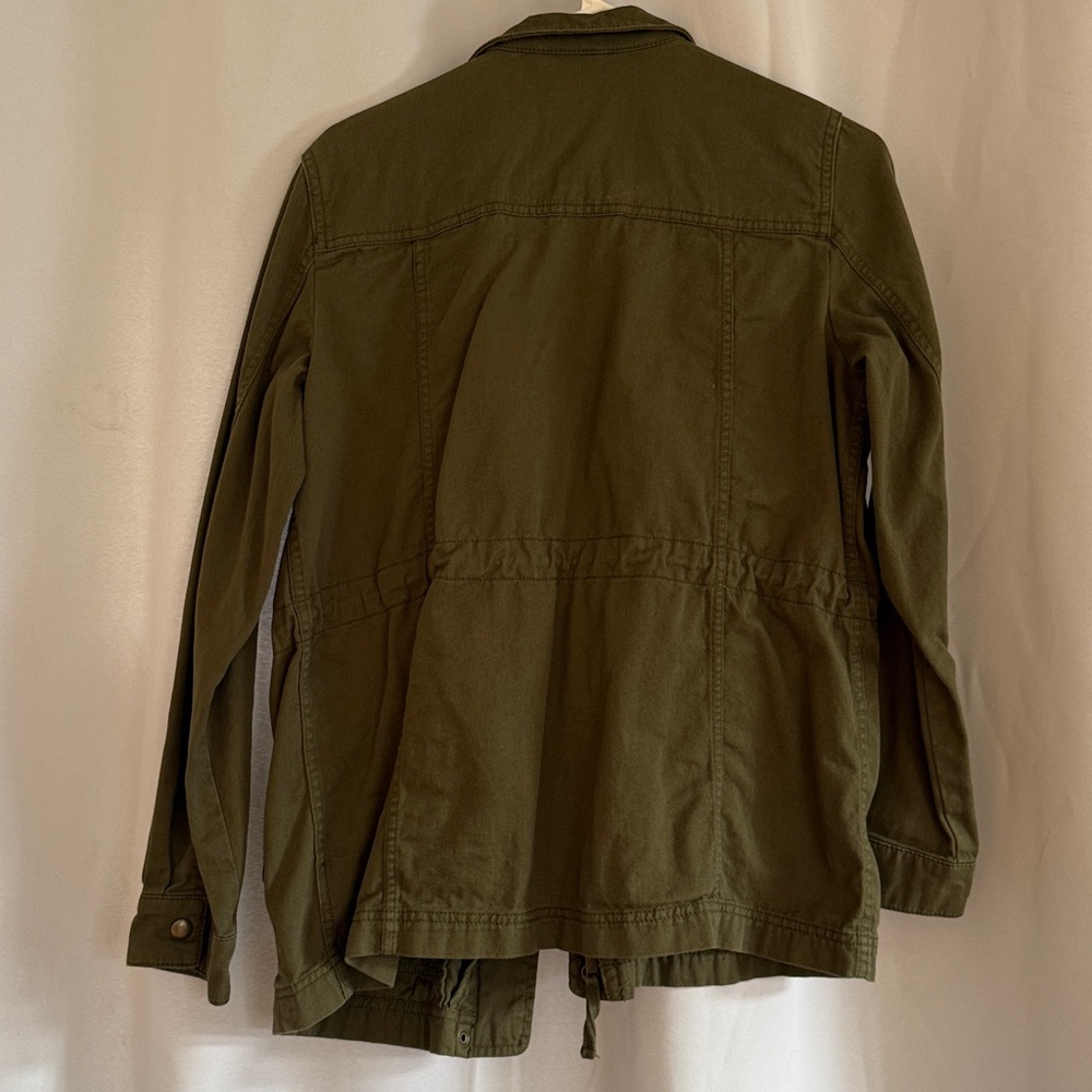 Olive Green Utility Jacket - image 3